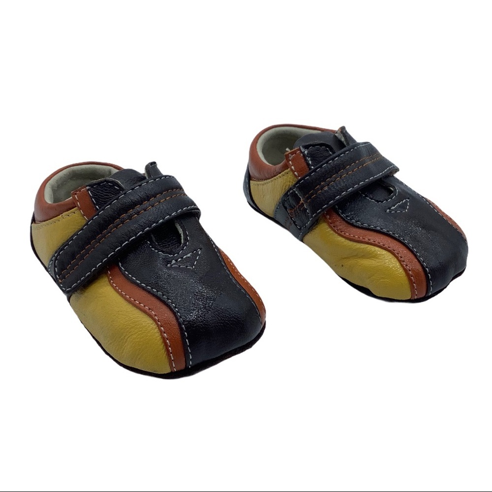 See Kai Run Baby Infant Leather Rubber Brown 'Smaller' Shoes Sneakers 6-9 months